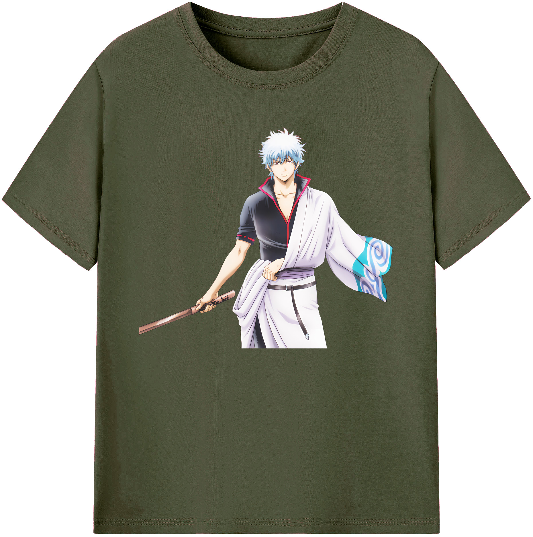（画像用） ぎんたま 坂田銀時（さかたぎんとき） 神楽 志村新八（しむら しんぱち） GINTAMA Sakata Gintoki Kagura Shimura Shinpachi 綿100％ メンズ半袖Tシャツ｜肌触りやわらか＆通気性